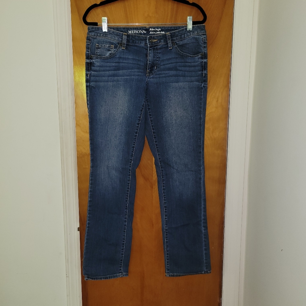Merona "Modern Straight" Denim Jeans - Size 10